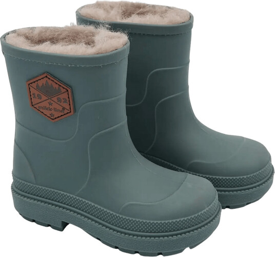 Mikk line Wellies Winter Tpe Khaki green 23
