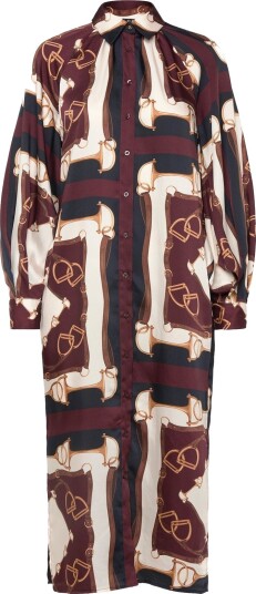 Lauren Ralph Lauren Equestrian Print Twill Midi Shirtdress   Multi/patterned   32