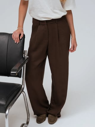 BYIC Celina pants Brun L BYIC Celina pants Brun L