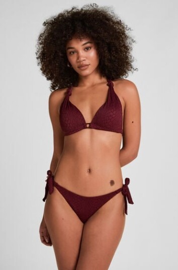 Hunkemöller High Waisted Shaping Bikinibukse Aruba Lilla