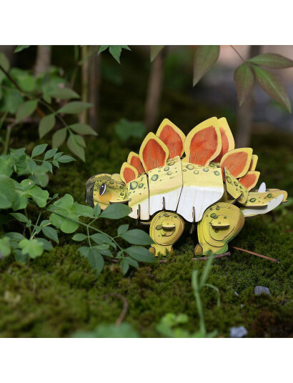 mierEdu 3D Puzzle With Sound - Stegosaurus - Multi/patterned - ONE SIZE
