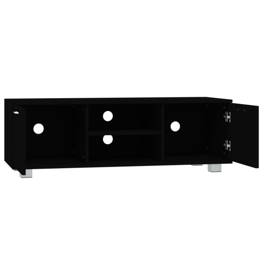 vidaXL TV-benk svart 120x40,5x35 cm konstruert tre vidaXL TV-benk svart 120x40,5x35 cm konstruert tre
