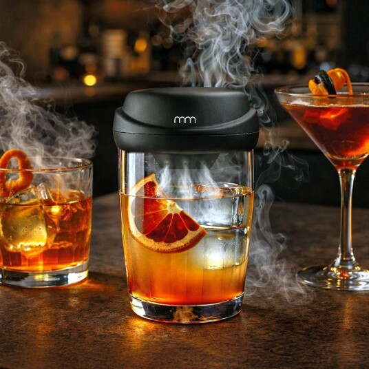 Mikamax Elektrisk Cocktail Smoker - Oppladbar Gadgets med Treflismaker Mikamax Elektrisk Cocktail Smoker - Oppladbar Gadgets med Treflismaker