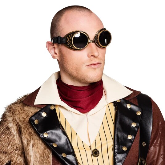 Steampunk Goggles med Nagler