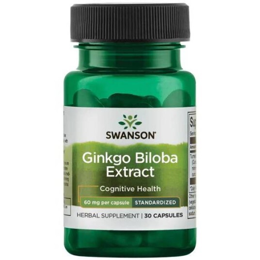 Swanson Ginkgo Biloba Extract 30 kapsler