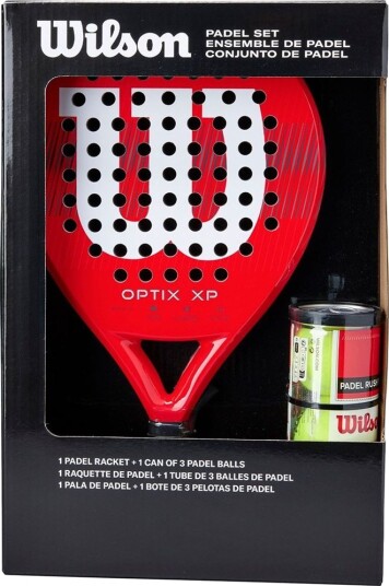 Wilson Optix Xp Padel Kit Box Sku Red, Padelracket