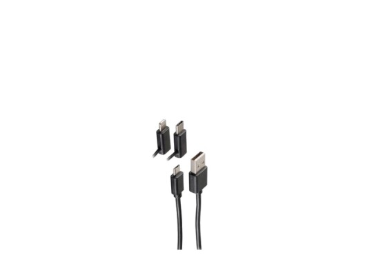 Shiverpeaks Bs14-15025 1 M Usb A Micro-Usb B Usb 2.0 0,48 Gbit/S Sort