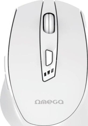 Omega OMC529RWW Trådløs Oppladbar USB-C Mus White Omega OMC529RWW Trådløs Oppladbar USB-C Mus White