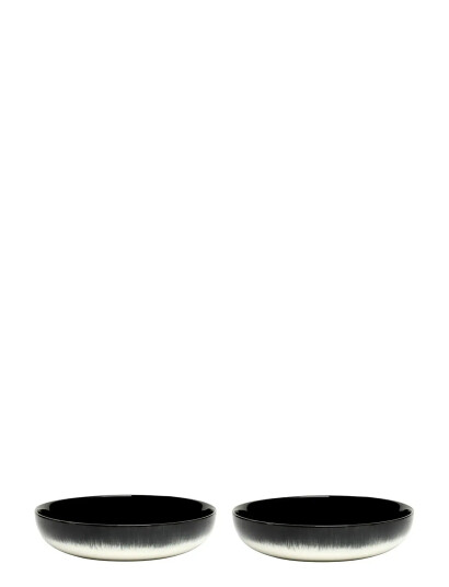 Serax High Plate Dé Set/2 - Black - Ø 18.5 CM