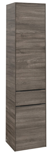 VILLEROY & BOCH SUBWAY 3.0 HØYSKAP 40X171 HØYRE 2 DØRER & SKUFF STONE OAK HÅNDTAK I VOLCANO BLACK VILLEROY & BOCH SUBWAY 3.0 HØYSKAP 40X171 HØYRE 2 DØRER & SKUFF STONE OAK HÅNDTAK I VOLCANO BLACK