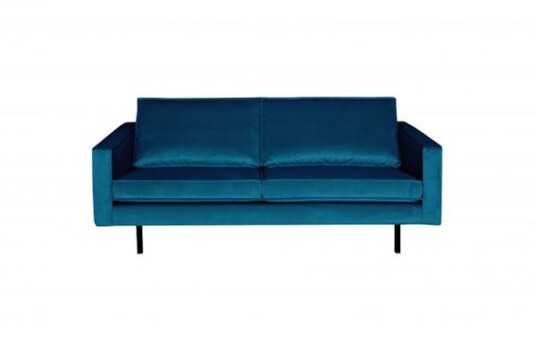BePureHome - Rodeo 2,5 pers. sofa fløyel - Blå