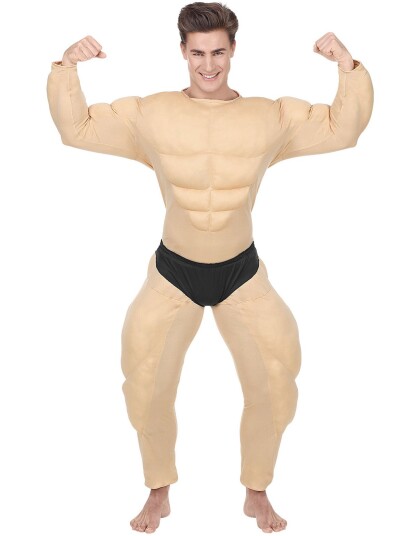 Bodybuilder Kostyme til Mann Strl L