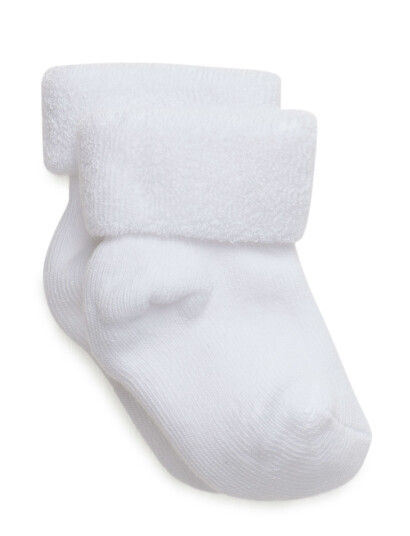 mp Denmark Cotton Baby Sock - White - 15/16