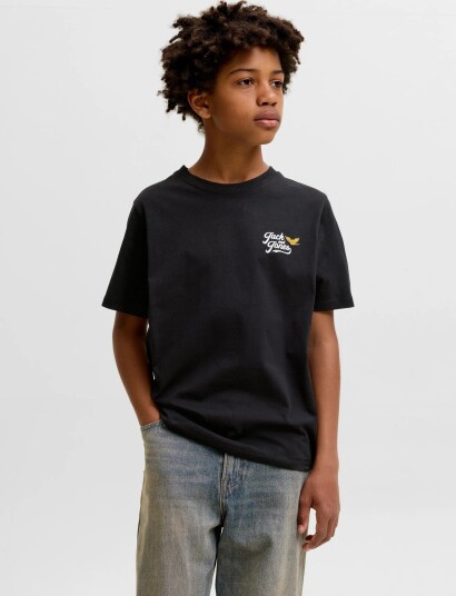 Jack & Jones Jjlegend Tee Ss Crew Neck Jnr Black 152