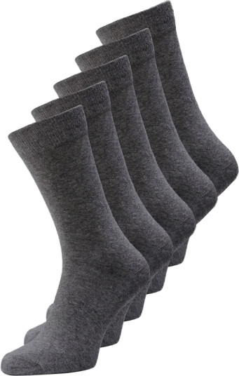 Jack & Jones Jacjens Sock 5 Pack Noos - Grey - ONE SIZE