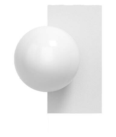 Swedish Ninja - Candy Little Rectangle S Vegglampe Cottoncandy White Swedish Ninja