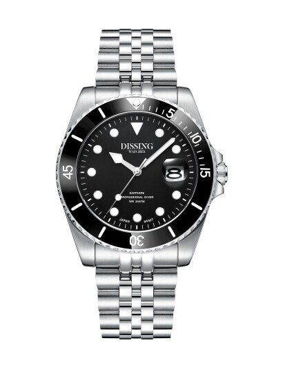 Dissing Dissing Diver Silver 43 mm Dissing Dissing Diver Silver 43 mm