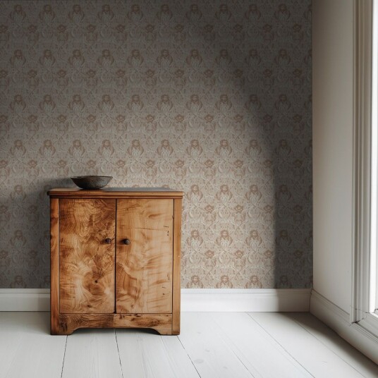 Tapet – Vintage blomstertrykk