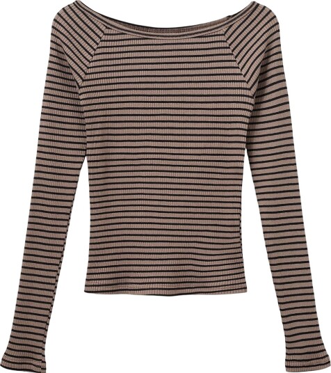Sofie Schnoor Brown Striped SomaSY Bluse 152