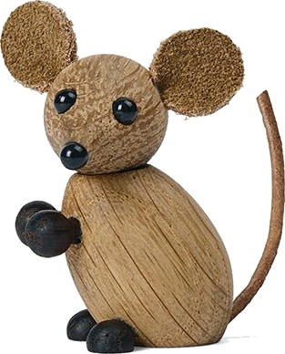 Spring Copenhagen Wooden Figures The City Mouse Miniatyr