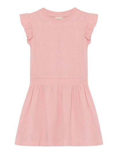 Minymo Dress Ss Pink 122 Minymo Dress Ss Pink 122