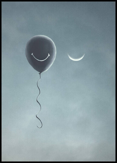 Smiling Balloon Plakat Plakat / 40x50cm