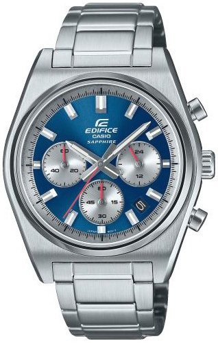 Casio Herreklokke EFB 730D 2AVUEF Edifice Blå/Stål Ø41 mm Casio Herreklokke EFB 730D 2AVUEF Edifice Blå/Stål Ø41 mm