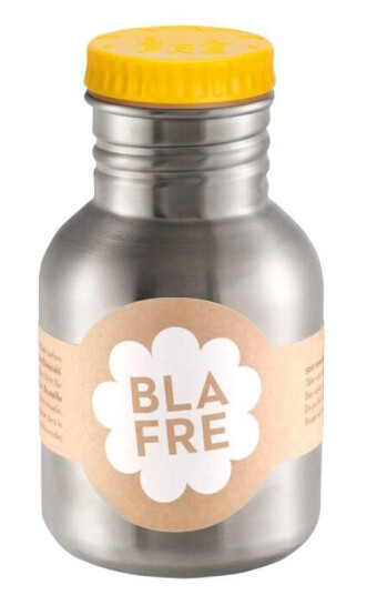 Blafre Stålflaske Gul kork 300ml 