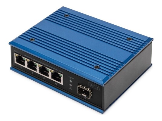 Digitus Industrial Ethernet Switch 4-Port 10/100/1000Base-Tx Dc 48-57V
