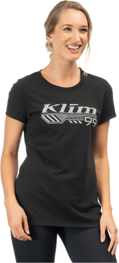 KLIM T-Skjorte Foundation Tri-Blend Dame Svart-Høy Midje