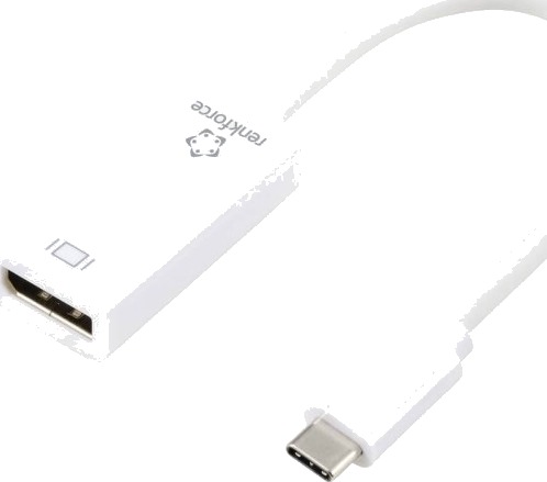 Renkforce Rf-6056894 Usb-C Displayport 0,15 M Hvit