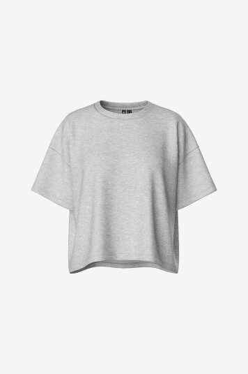 pieces   Collegegenser pcChilli Summer 2/4 Loose Sweat   Grå