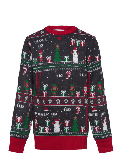 Happy Seasons Vintage Gaming Sweater Kids Navy 110 116