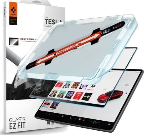Spigen EZ Fit Anti-Glare Skjermbeskytter til Tesla Model 3 (2024) - 1-Pk