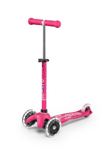 Micro Mini Deluxe LED Scooter Pink MMD075