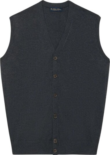 Brooks Brothers Herre Strikkevarer Grå 2XL,