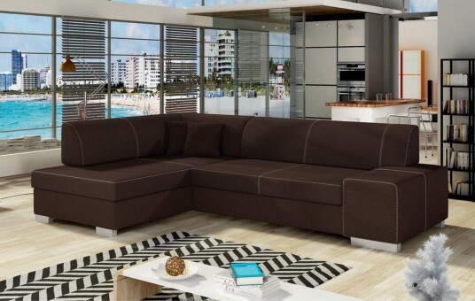 Seksjon Eltap Fabio 268x167x73 cm Sawana 26 Venstre