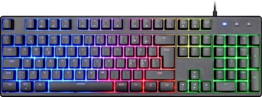 NOS K110 Membran Gamingtastatur Svart 396252