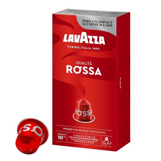 Nespresso Lavazza Rossa Qualità til Nespresso. 10 kapsler Nespresso Lavazza Rossa Qualità til Nespresso. 10 kapsler