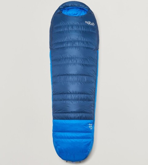 Rab Ascent -6 Sleeping Bag Long Tempest Blue/Maya Blue