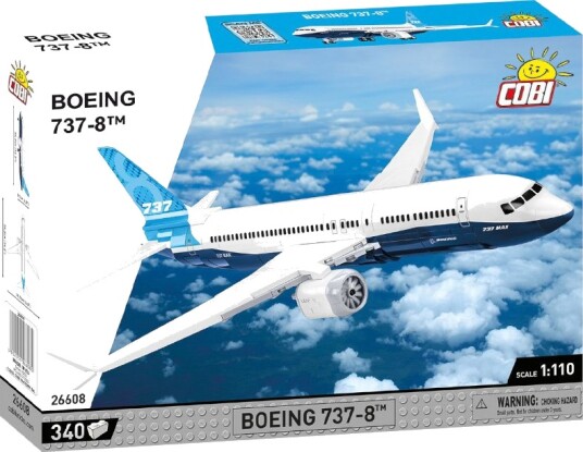 COBI Boeing 737 Max 8 Cobi Byggeklosser Boeing 26608 COBI Boeing 737 Max 8 Cobi Byggeklosser Boeing 26608