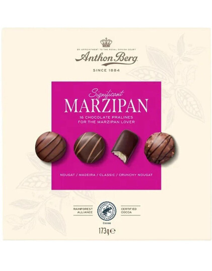 Anthon Berg Significant Marzipan Eske med Forskjellig Marsipankonfekt 173 gram