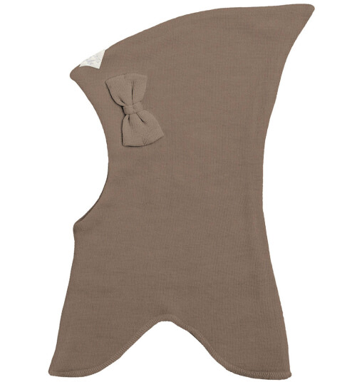 Racing Kids Balaclava Ull/Bomull 2 lags Brown Birch Bark 4 6 år 104 116 Balaclava dobbel Brun
