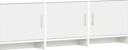  TV skap 130 x 33 x 47 cm Hvit Konstruert tre