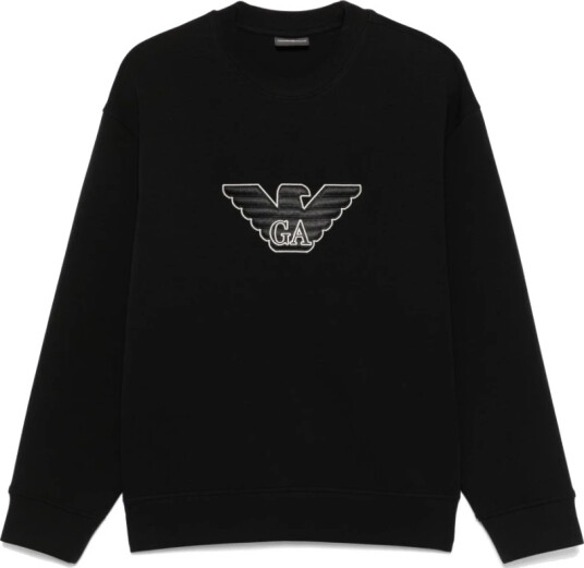 Emporio Armani Herre Gensere & Hettegensere Svart 2XL,