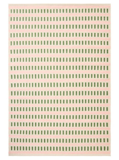 Chhatwal & Jonsson Ladakh ullteppe Offwhite-green-pink, 180x270cm Chhatwal & Jonsson Ladakh ullteppe Offwhite-green-pink, 180x270cm