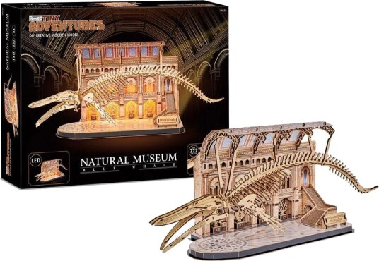 Revell Tiny Adventures Naturhistorisk Museum Blåhval Byggesett 222 Deler Revell Tiny Adventures Naturhistorisk Museum Blåhval Byggesett 222 Deler