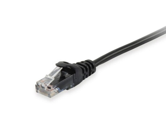 EQUIP Patchkabel Cat6A  U/UTP 2xRJ45  7.50m schwarz     LSZH