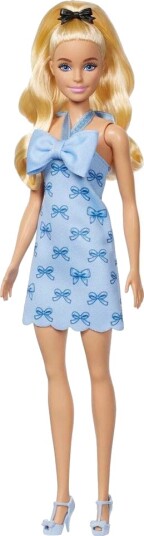 Barbie Fashionista Dukke 3+år Blå Sløyfe Barbie Fashionista Dukke 3+år Blå Sløyfe