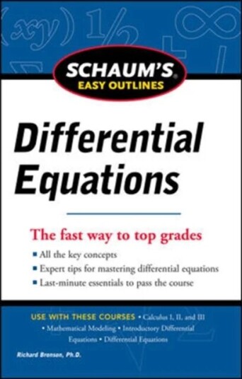 Schaum'S Easy Outline Of Differential Equations, Revised Edition Av Richard Bronson